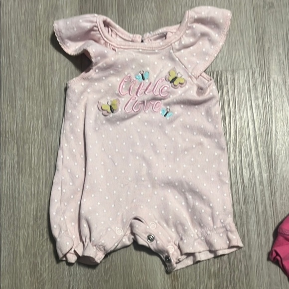 Other - Pink Polka Dot Baby Romper